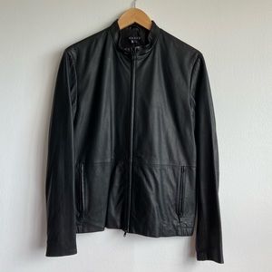 Brand new theory men’s soft leather jacket small